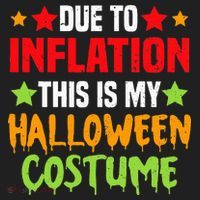 Due To Inflation This Is My Halloween Costume  Beanie thumb 2