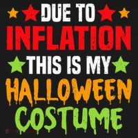Due To Inflation This Is My Halloween Costume  Women's Hoodie thumb 2