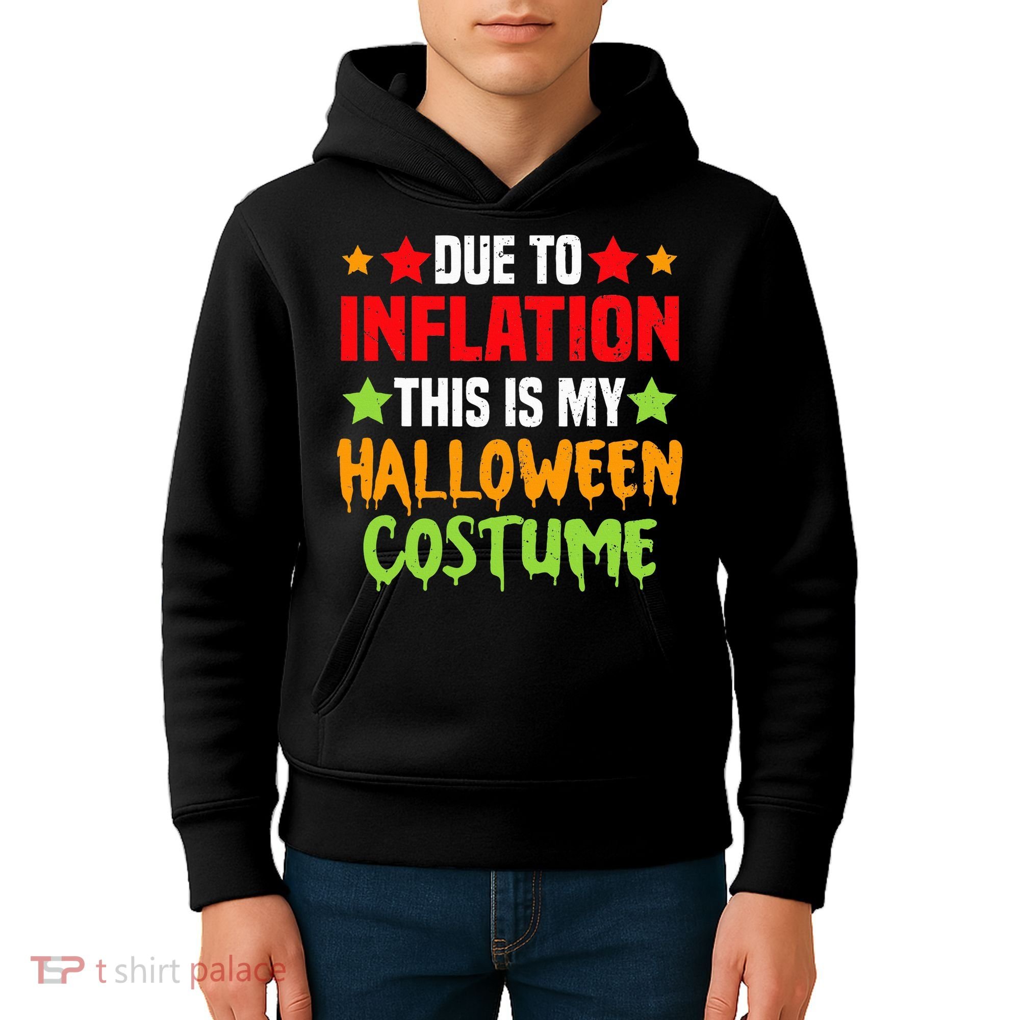 Due To Inflation This Is My Halloween Costume  Kids Hoodie