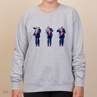 Donald Trump Is Your President Qr Trump Dance (2side) Women's Sweatshirt thumb 0