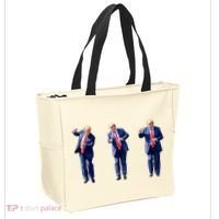 Donald Trump Is Your President Qr Trump Dance (2side) Tote Bag thumb 2