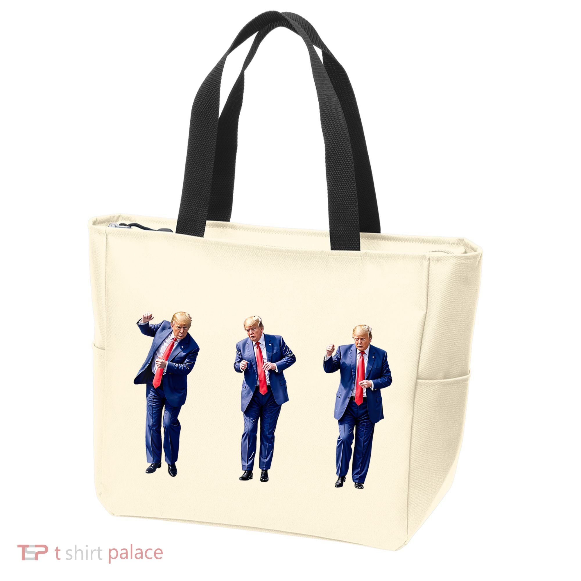 Donald Trump Is Your President Qr Trump Dance (2side) Tote Bag