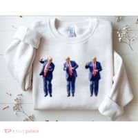 Donald Trump Is Your President Qr Trump Dance (2side) Sweatshirt thumb 2