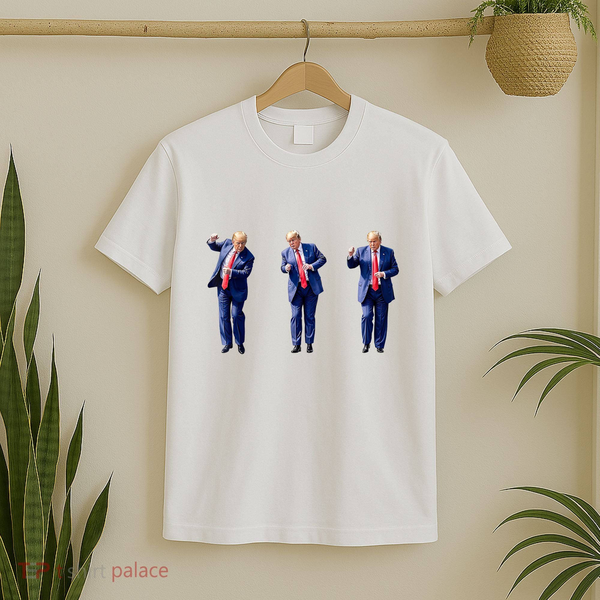 Donald Trump Is Your President Qr Trump Dance (2side) T-Shirt