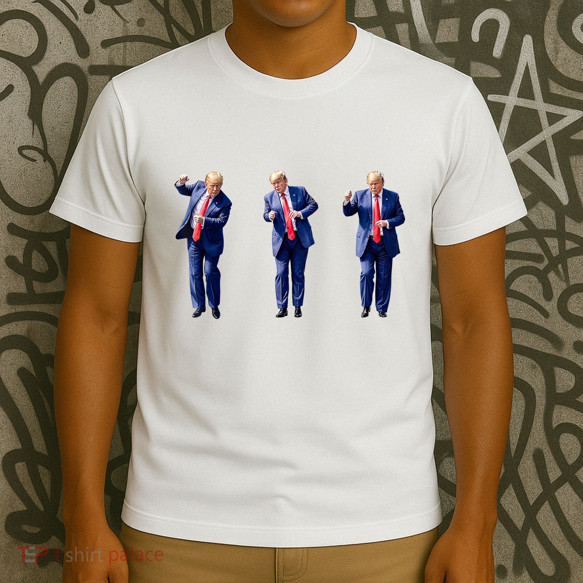 Donald Trump Is Your President Qr Trump Dance (2side) T-Shirt