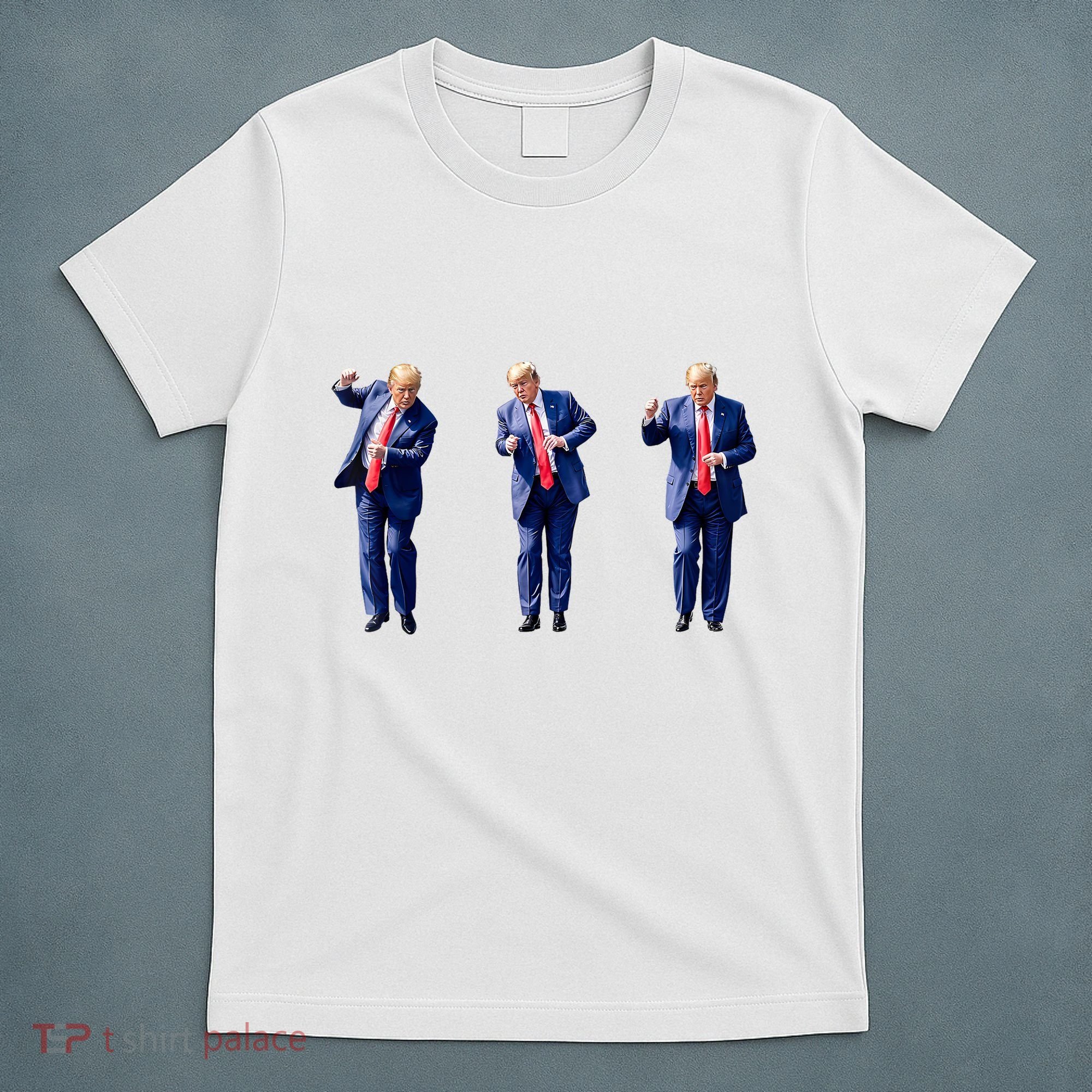 Donald Trump Is Your President Qr Trump Dance (2side) T-Shirt