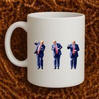 Donald Trump Is Your President Qr Trump Dance (2side) Coffee Mug thumb 2