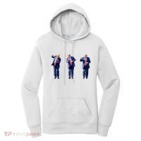 Donald Trump Is Your President Qr Trump Dance (2side) Women's Hoodie thumb 0