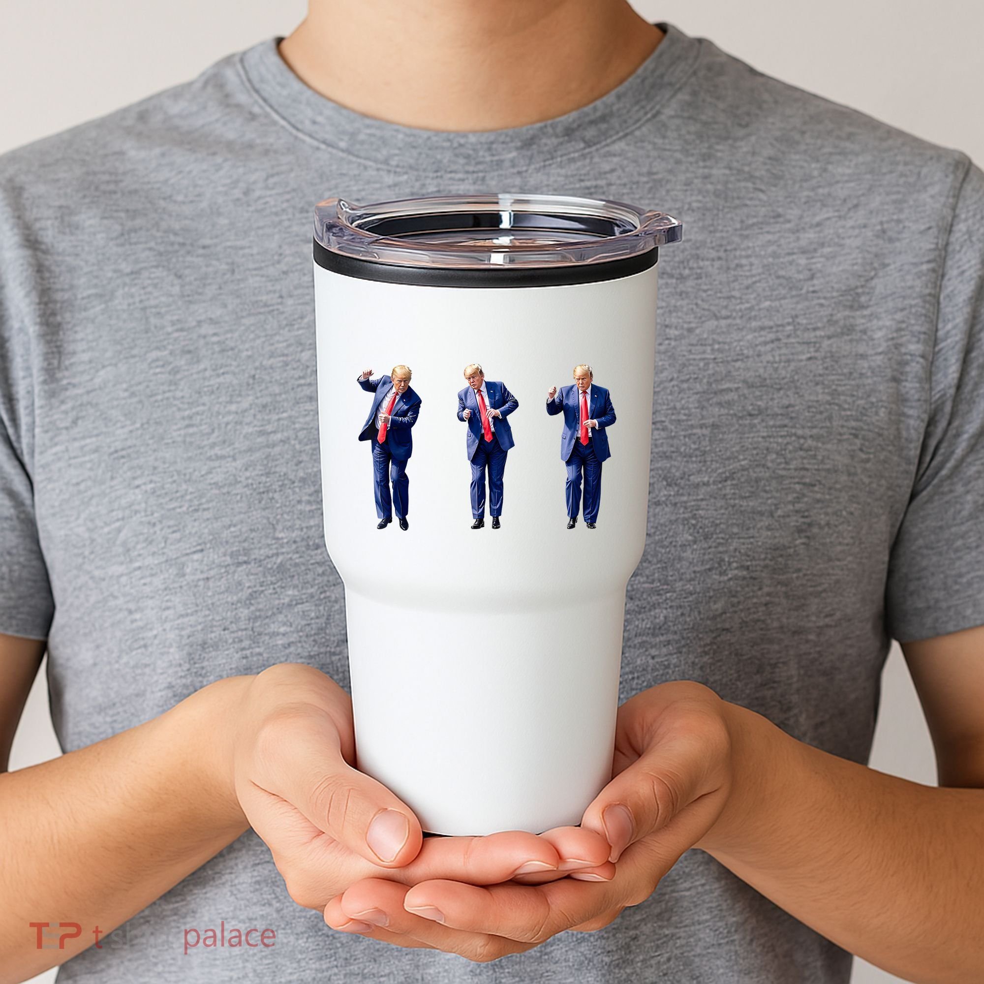 Donald Trump Is Your President Qr Trump Dance (2side) Tumbler
