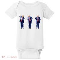Donald Trump Is Your President Qr Trump Dance (2side) Baby Bodysuit thumb 0