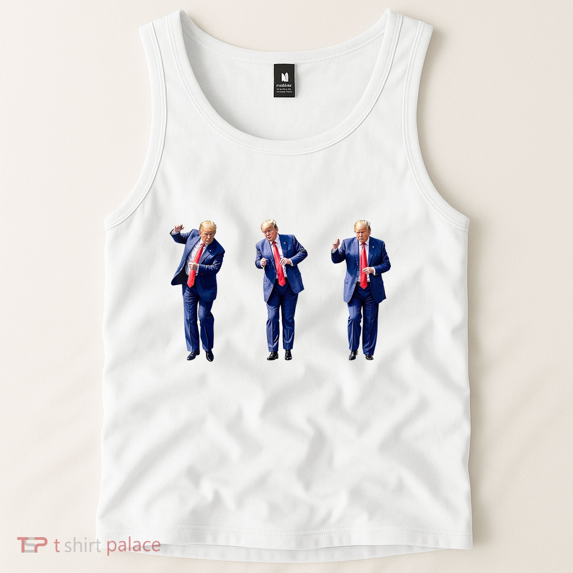 Donald Trump Is Your President Qr Trump Dance (2side) Tank Top