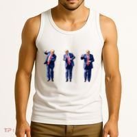 Donald Trump Is Your President Qr Trump Dance (2side) Tank Top thumb 3