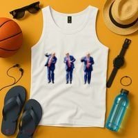 Donald Trump Is Your President Qr Trump Dance (2side) Tank Top thumb 4