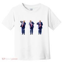 Donald Trump Is Your President Qr Trump Dance (2side) Toddler T-Shirt thumb 0