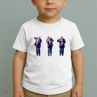 Donald Trump Is Your President Qr Trump Dance (2side) Toddler T-Shirt thumb 2