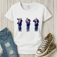 Donald Trump Is Your President Qr Trump Dance (2side) Women's T-Shirt thumb 3