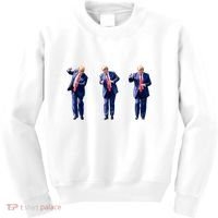 Donald Trump Is Your President Qr Trump Dance (2side) Kids Sweatshirt thumb 0
