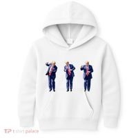 Donald Trump Is Your President Qr Trump Dance (2side) Kids Hoodie thumb 0