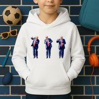 Donald Trump Is Your President Qr Trump Dance (2side) Kids Hoodie thumb 2