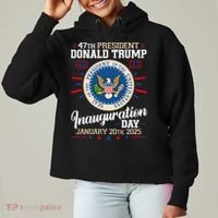 Donald Trump Inauguration Day 2025 Ladies Heavyweight Boxy Pullover Hoodie thumb 0