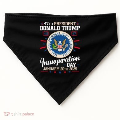 Donald Trump Inauguration Day 2025 USA-Made Doggie Bandana