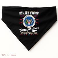 Donald Trump Inauguration Day 2025 USA-Made Doggie Bandana thumb 0