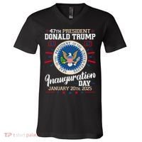 Donald Trump Inauguration Day 2025 V-Neck T-Shirt thumb 0