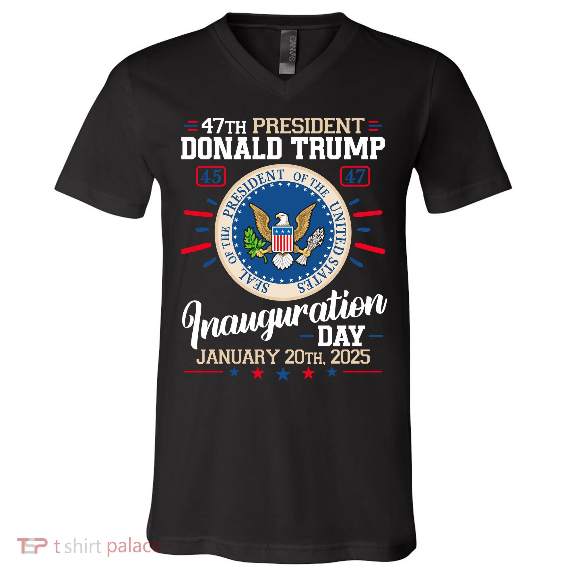 Donald Trump Inauguration Day 2025 V-Neck T-Shirt