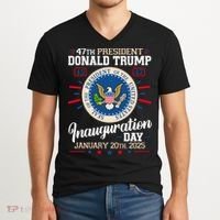 Donald Trump Inauguration Day 2025 V-Neck T-Shirt thumb 2