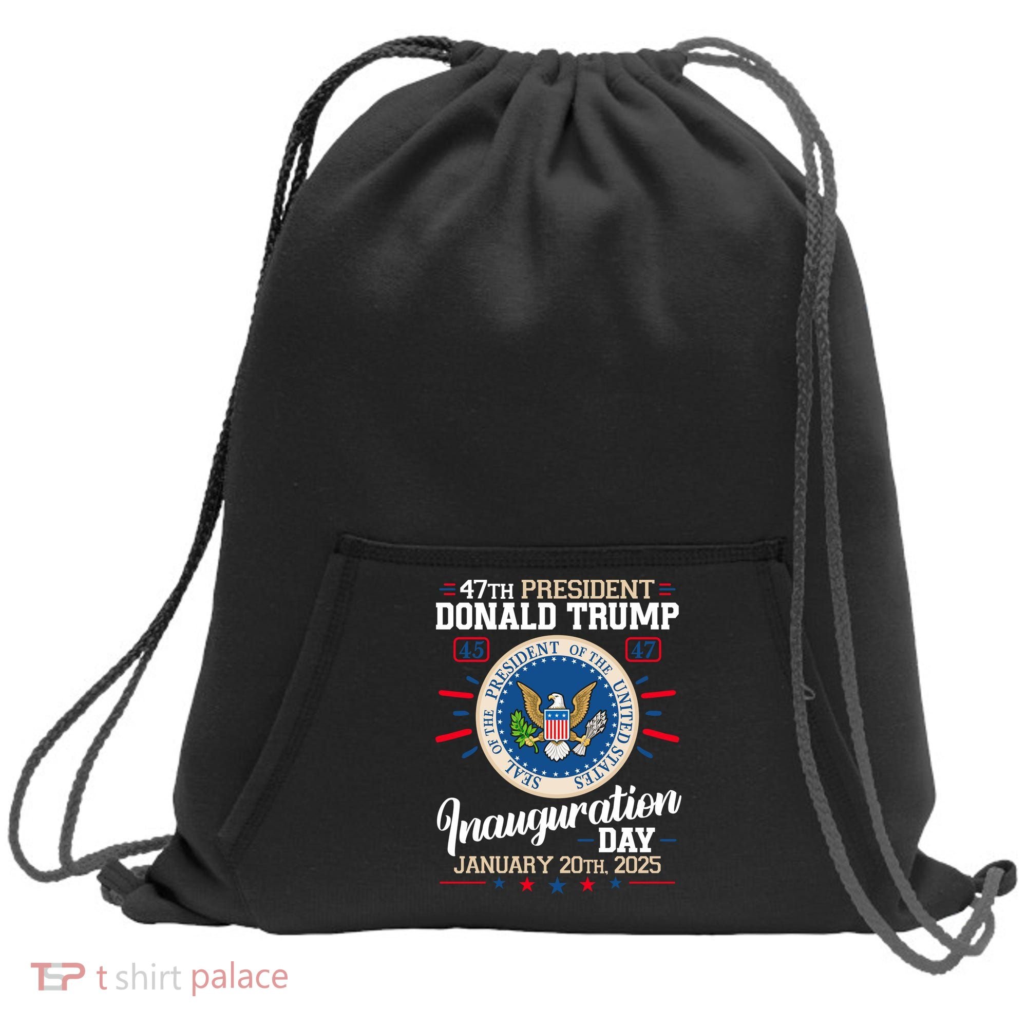 Donald Trump Inauguration Day 2025 Sweatshirt Cinch Pack Bag
