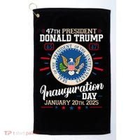 Donald Trump Inauguration Day 2025 Golf Towel thumb 0