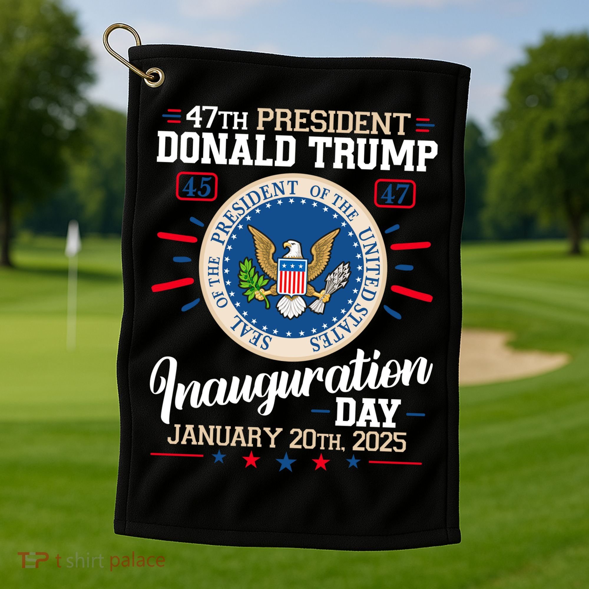 Donald Trump Inauguration Day 2025 Golf Towel