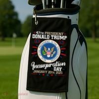 Donald Trump Inauguration Day 2025 Golf Towel thumb 2