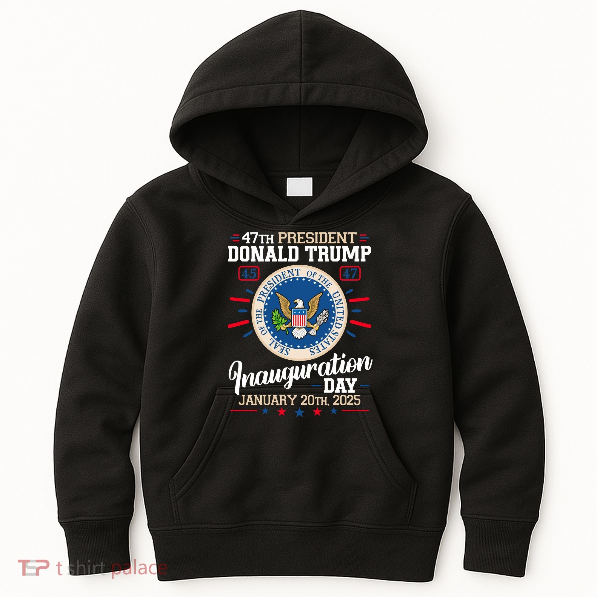 Donald Trump Inauguration Day 2025 Kids Hoodie