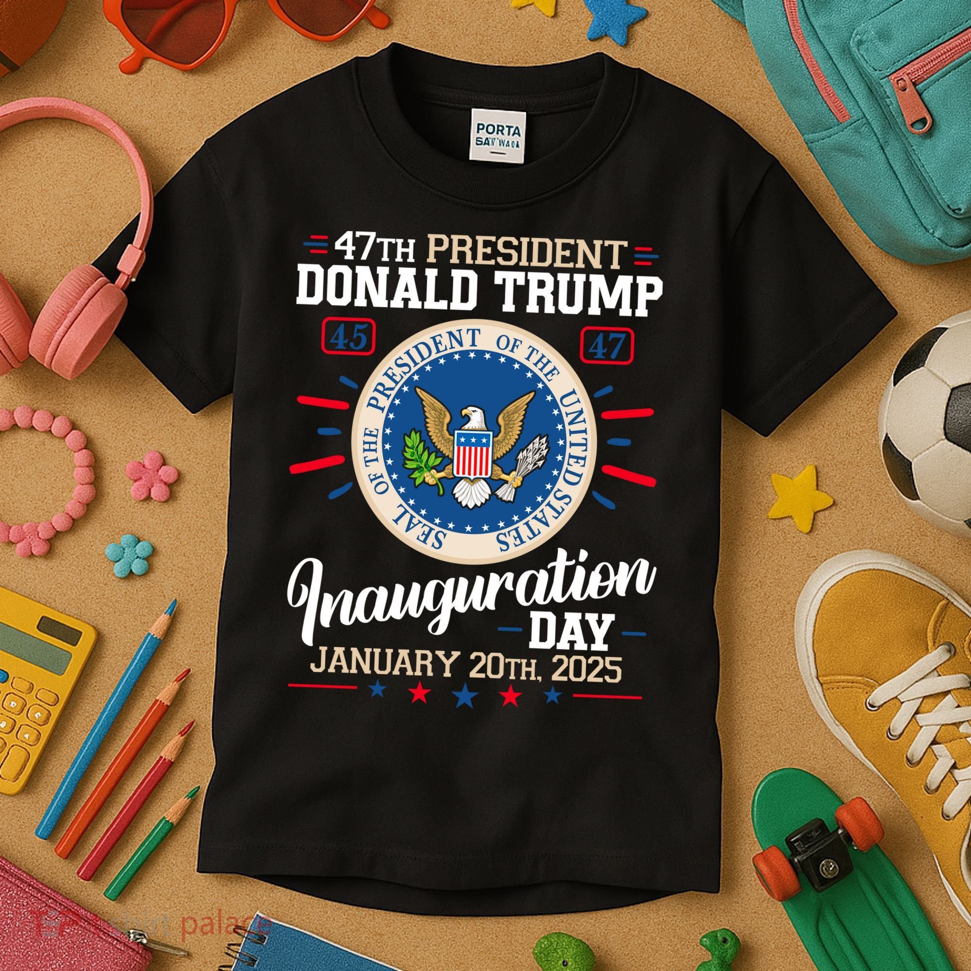 Donald Trump Inauguration Day 2025 Kids T-Shirt