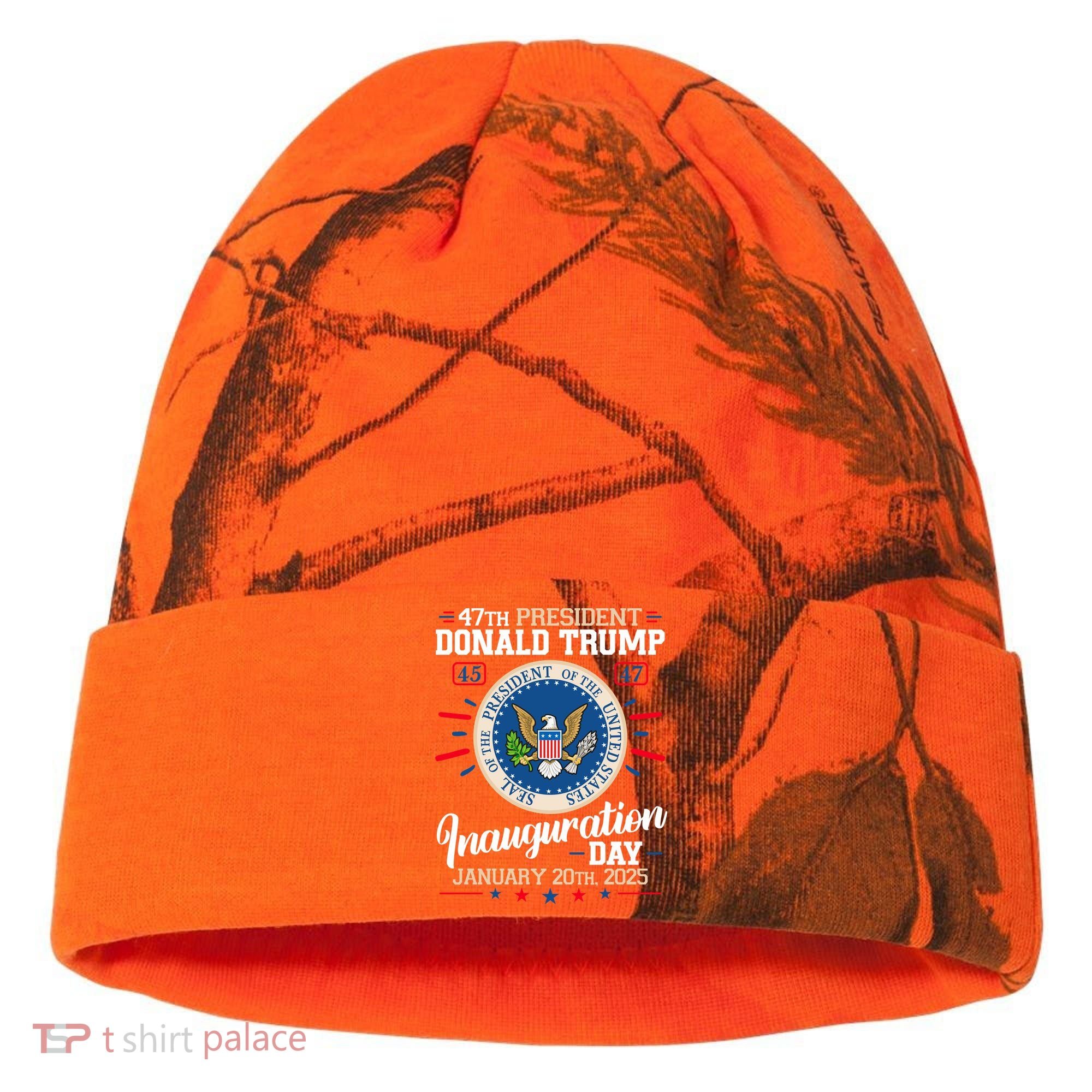 Donald Trump Inauguration Day 2025 Kati Licensed 12" Camo Cuffed Beanie