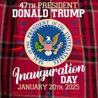 Donald Trump Inauguration Day 2025 Women's Flannel Plaid Pajama Pants thumb 2