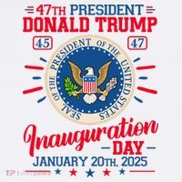 Donald Trump Inauguration Day 2025 Comfort Colors Garment-Dyed Hooded Sweatshirt thumb 2