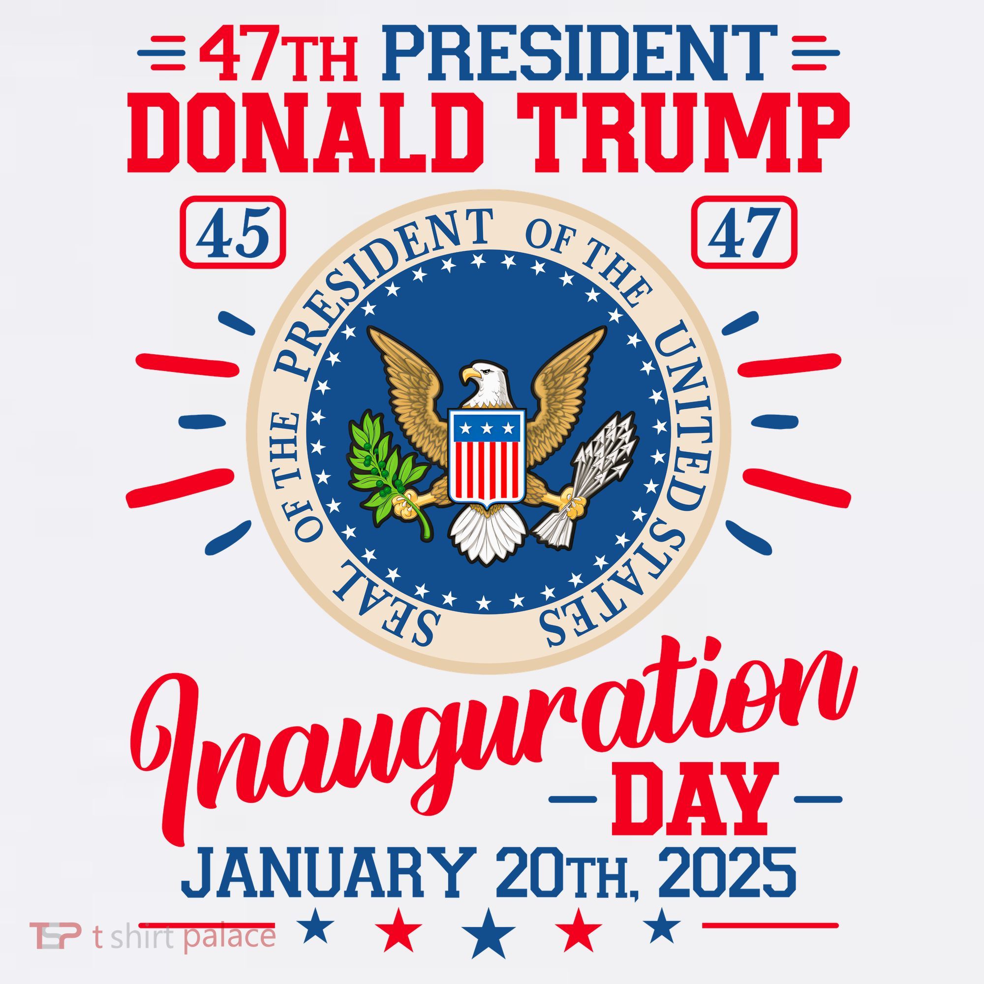 Donald Trump Inauguration Day 2025 Comfort Colors Garment-Dyed Hooded Sweatshirt