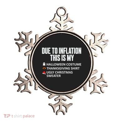 Due To Inflation This Is My Halloween Thanksgiving Christmas Ornament