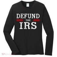 Defund The IRS Women's Long Sleeve Shirt thumb 0