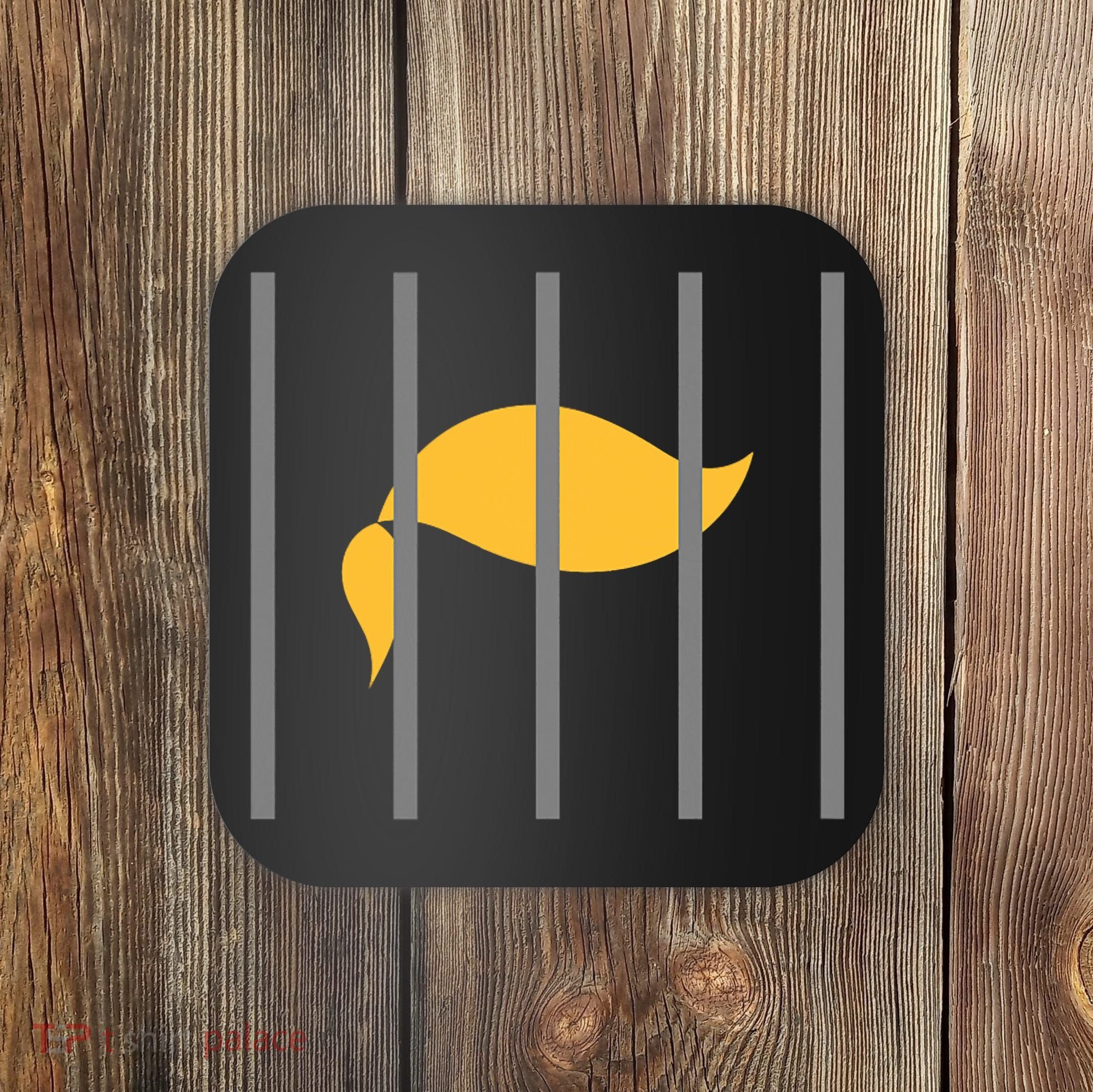 Donald Trump Impeach Anti Trump Behind Bars Coaster