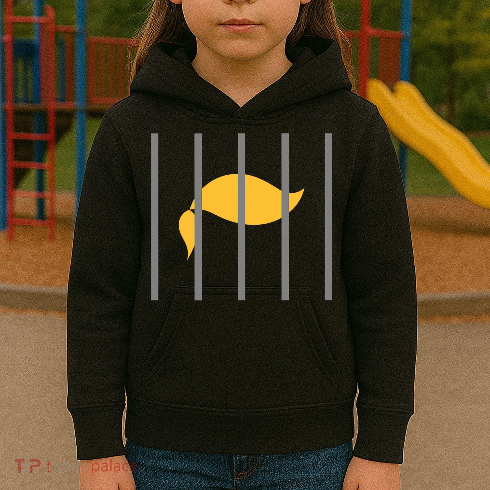 Donald Trump Impeach Anti Trump Behind Bars Kids Hoodie
