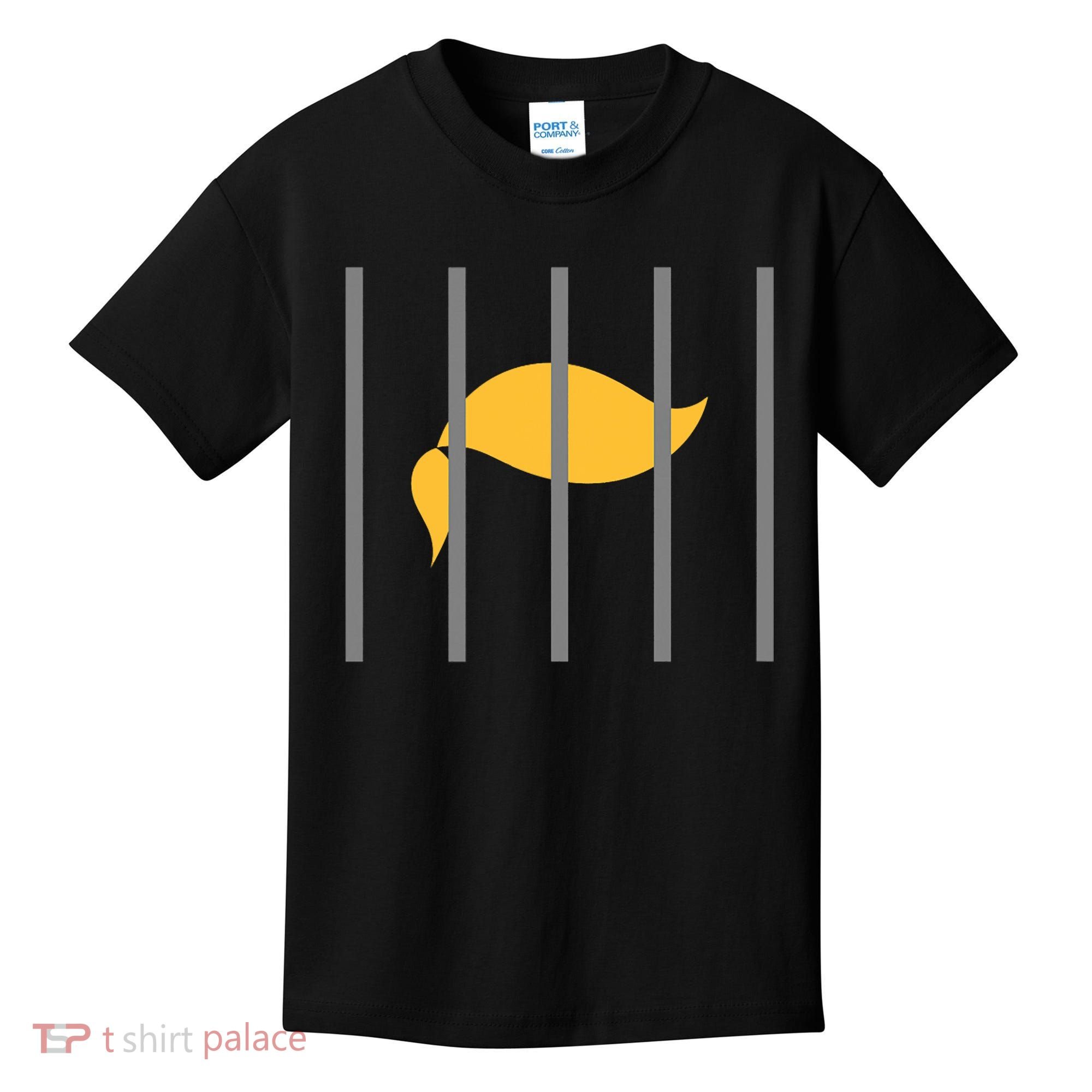 Donald Trump Impeach Anti Trump Behind Bars Kids T-Shirt