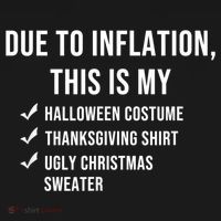 Due To Inflation This Is My Halloween Costume Generic Funny Women's Hoodie thumb 2
