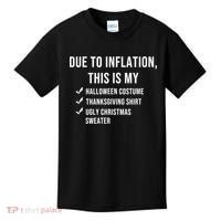 Due To Inflation This Is My Halloween Costume Generic Funny Kids T-Shirt thumb 0