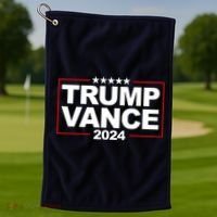 Donald Trump J. D. Vance Vice President 2024 Golf Towel thumb 1
