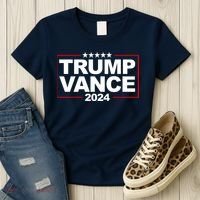 Donald Trump J. D. Vance Vice President 2024 Women's T-Shirt thumb 3