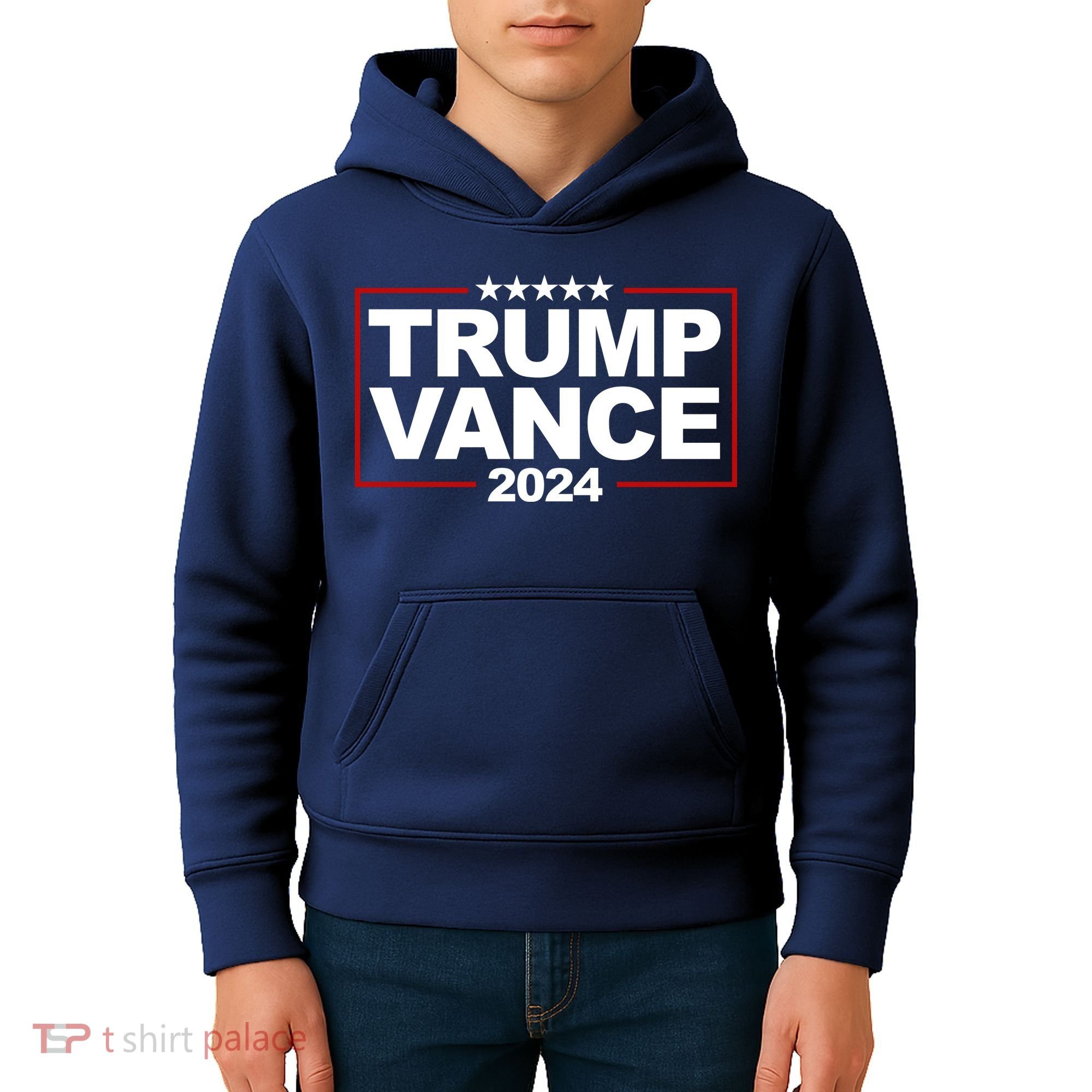 Donald Trump J. D. Vance Vice President 2024 Kids Hoodie