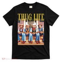 Donald Trump Jd Vance Elon Musk Robert F Kennedy Jr Thug Life T-Shirt thumb 0